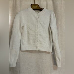 Madden Girl Cream Button-Up Cardigan